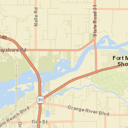 Tice Florida Street Map
