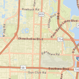 Stacey Street Florida Street Map