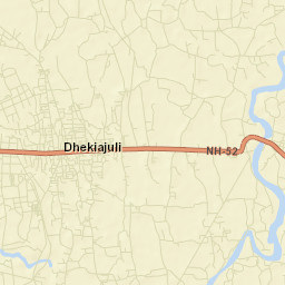 Dhekiajuli Street Map