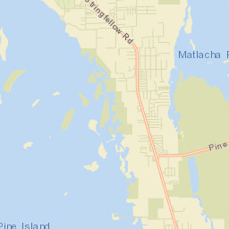 Pineland Florida Street Map