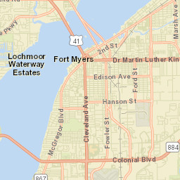 Waterway Estates Florida Street Map