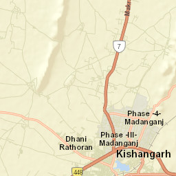 Kishangarh Street Map