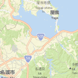 Nago Street Map
