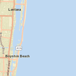 Manalapan Florida Street Map