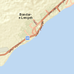 Bandar Lengeh Street Map