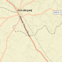 Goshainganj Street Map