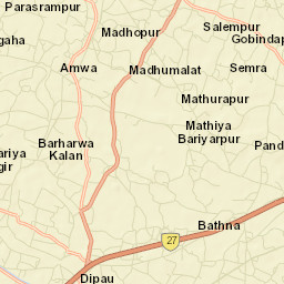 Purba Champaran Street Map