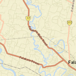 Falakata Street Map