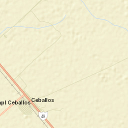 Ceballos Street Map