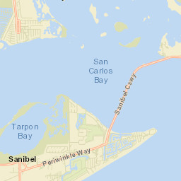 Punta Rassa Florida Street Map