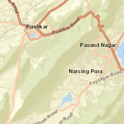 Pushkar Street Map