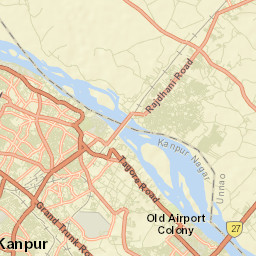 Kanpur Street Map