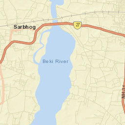 Sorbhog Street Map