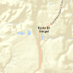 Ejido El Vergel Street Map