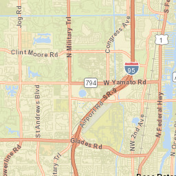 Yamato Florida Street Map