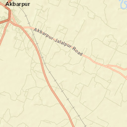 Akbarpur Street Map