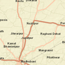 Madhubani Street Map