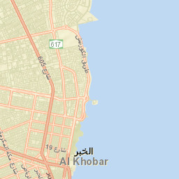 Khobar Street Map