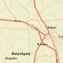 Forbesganj Street Map