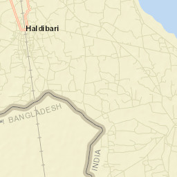 Haldibari Street Map