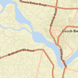 Cooch Behar Street Map