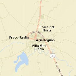 Agualeguas Street Map
