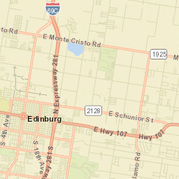 César Chávez Street Map