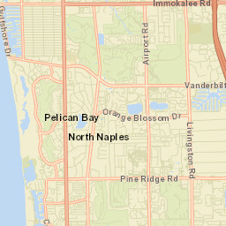 Vanderbilt Beach Florida Street Map