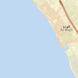 Al Wajh Street Map