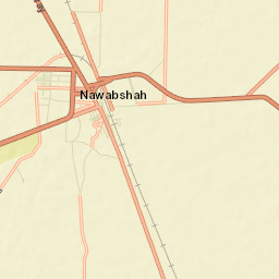 Nawabshah Street Map