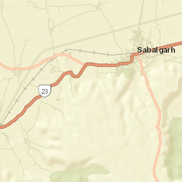 Sabalgarh Street Map