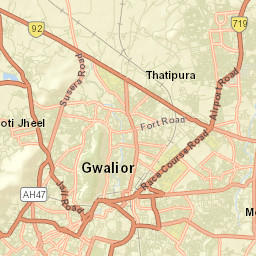 Gwalior Street Map