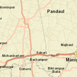 Bhagirathpur Street Map