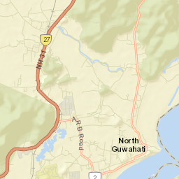 North Guwahati Street Map
