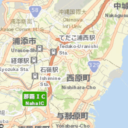 Urasoe Shi Street Map