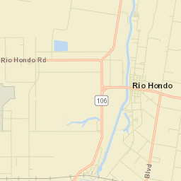 Rio Hondo Street Map