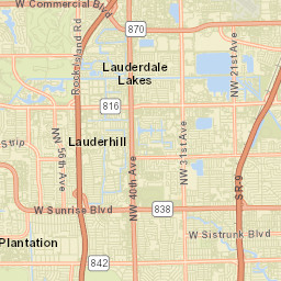 Twin Lakes Florida Street Map