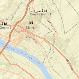 Qinā Street Map