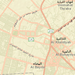 Al Bukayrīyah Street Map