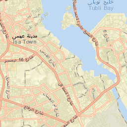 Ar Rifā‘ Street Map