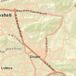 Dispur Street Map