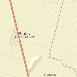 Chihuahuita Street Map