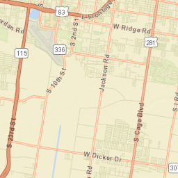 Pharr Street Map