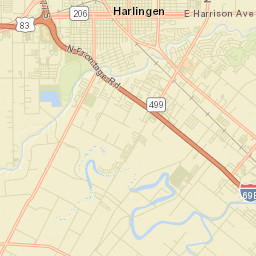 Harlingen Street Map
