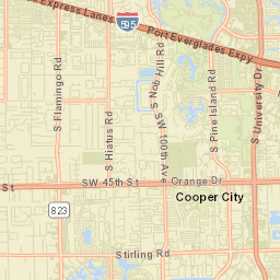 Sunshine Ranches Florida Street Map