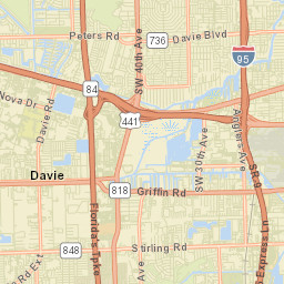 Riverland Florida Street Map