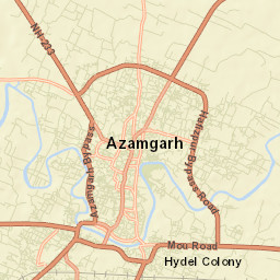 Azamgarh Street Map