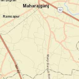 Maharajgani Street Map