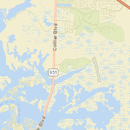 Shell Island Florida Street Map