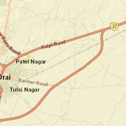 Orai Street Map